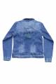 Купити Куртка джинсова з елементами салатового кольору A-yugi Jeans Аю20-64(17095) на КідБутік Куртка джинсова з елементами салатового кольору A-yugi Jeans Аю20-64(17095) - фото 5