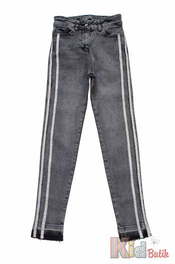 Купити Джинси скіні сірого кольору з лампасами A-yugi Jeans Аю20-51Чор(9188) на КідБутік Джинси скіні сірого кольору з лампасами A-yugi Jeans Аю20-51Чор(9188)