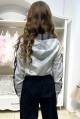 Купити Вітровка молочного кольору з чорними лампасами A-yugi Jeans Аю20-50Бл(17103) на КідБутік Вітровка молочного кольору з чорними лампасами A-yugi Jeans Аю20-50Бл(17103) - фото 2