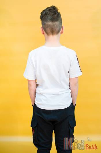 Купить Футболка белого цвета с бейсболкой Studio Kids Ск20-27(1034) на КидБутик Футболка белого цвета с бейсболкой Studio Kids Ск20-27(1034)