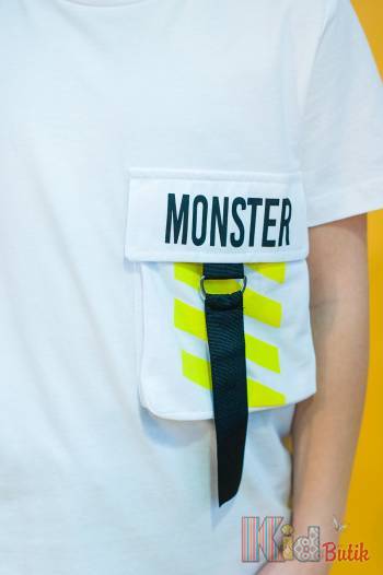 Купити Футболка "Monster" для хлопчика Marions Мр20-36(2915) на КідБутік Футболка "Monster" для хлопчика Marions Мр20-36(2915)