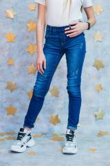 Купить Джинсы скини для девочки на резинке Reporter Young Р20-18(0110G-40) на КидБутик Джинсы скини для девочки на резинке Reporter Young Р20-18(0110G-40)