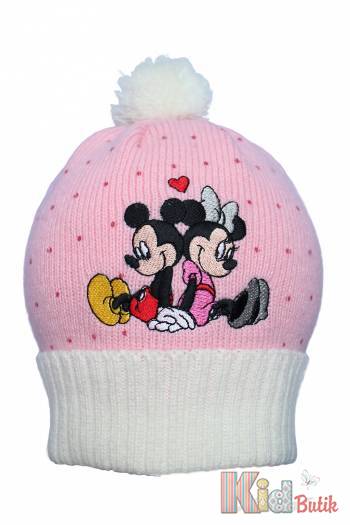 Купить Шапка розовая вязаная "Микки и Минни" Disney Ugr-148 на КидБутик Шапка розовая вязаная "Микки и Минни" Disney Ugr-148