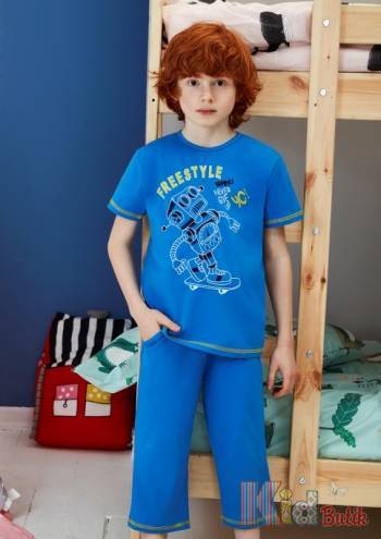 Купить Пижама с бриджами "Freestyle" для мальчика 4-5 лет Donella 11517 на КидБутик Пижама с бриджами "Freestyle" для мальчика 4-5 лет Donella 11517