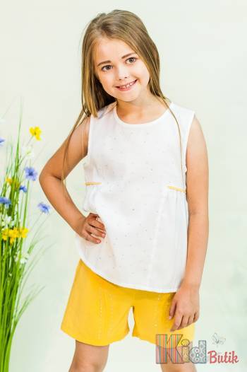 Купить Костюм двойка (блузка + шорты) для девочки NK Unsea НК20-65(14203) на КидБутик Костюм двойка (блузка + шорты) для девочки NK Unsea НК20-65(14203)