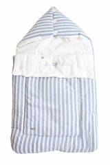 Купить Конверт голубо-белый для девочки Babydola БД20-10(11582) на КидБутик Конверт голубо-белый для девочки Babydola БД20-10(11582)