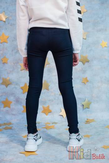 Купить Лосины темно-синего цвета для девочки A-yugi Jeans Аю20-73 (9222) на КидБутик Лосины темно-синего цвета для девочки A-yugi Jeans Аю20-73 (9222)