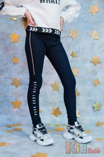 Купить Лосины темно-синего цвета для девочки A-yugi Jeans Аю20-73 (9222) на КидБутик Лосины темно-синего цвета для девочки A-yugi Jeans Аю20-73 (9222)