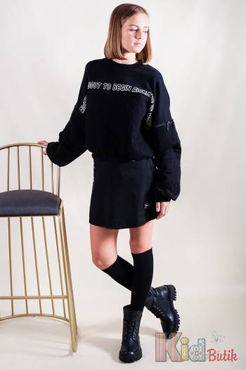 Купить Шорты - юбка черного цвета A-yugi Jeans Аю20-85(9223) на КидБутик Шорты - юбка черного цвета A-yugi Jeans Аю20-85(9223)