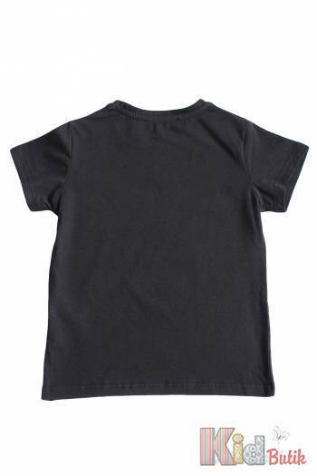 Купить Футболка черного цвета с коротким рукавом A-yugi Jeans Аю20-87Чор(4155-4154) на КидБутик Футболка черного цвета с коротким рукавом A-yugi Jeans Аю20-87Чор(4155-4154)