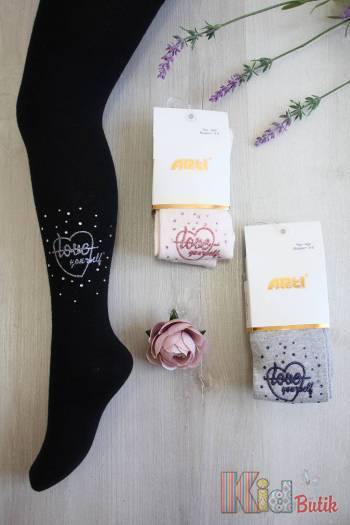 Купити Колготки однотонні "Love Yourself" для дівчинки 1-2 роки Arti 320055 на КідБутік Колготки однотонні "Love Yourself" для дівчинки 1-2 роки Arti 320055