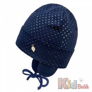 Купить Шапка-ушанка трикотажная синяя "Листочек" David's Star ДС20-97(21347)Сн на КидБутик Шапка-ушанка трикотажная синяя "Листочек" David's Star ДС20-97(21347)Сн