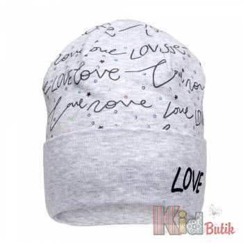 Купити Шапка подвійна сіра "LOVE" David's Star ДС20-91(21307)Ср на КідБутік Шапка подвійна сіра "LOVE" David's Star ДС20-91(21307)Ср