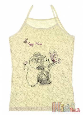 Купить Майка в точечки "Happy Mouse" для девочки 8-9 лет Donella 43452SF на КидБутик Майка в точечки "Happy Mouse" для девочки 8-9 лет Donella 43452SF