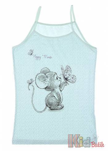 Купить Майка в точечки "Happy Mouse" для девочки 8-9 лет Donella 43452SF на КидБутик Майка в точечки "Happy Mouse" для девочки 8-9 лет Donella 43452SF