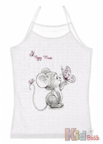 Купить Майка в точечки "Happy Mouse" для девочки 8-9 лет Donella 43452SF на КидБутик Майка в точечки "Happy Mouse" для девочки 8-9 лет Donella 43452SF