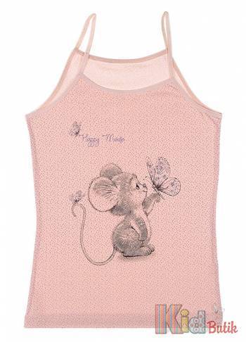 Купить Майка в точечки "Happy Mouse" для девочки 6-7 лет Donella 43452SF на КидБутик Майка в точечки "Happy Mouse" для девочки 6-7 лет Donella 43452SF