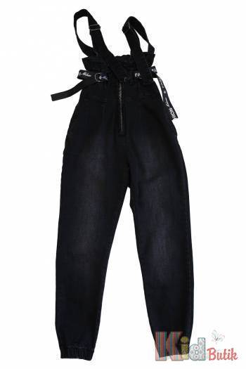 Купить Комбинезон черного цвета для девочки A-yugi Jeans Аю20-97(9234) на КидБутик Комбинезон черного цвета для девочки A-yugi Jeans Аю20-97(9234)