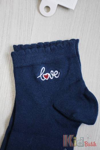 Купить Носки однотонные "Love" для девочки 35-40р. Pier Lone К-985 на КидБутик Носки однотонные "Love" для девочки 35-40р. Pier Lone К-985
