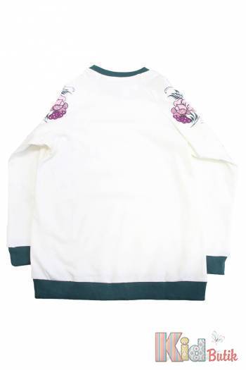 Купити Піжама штани зелені і кофта "Flowers" Pikidor 0028зел. на КідБутік Піжама штани зелені і кофта "Flowers" Pikidor 0028зел.