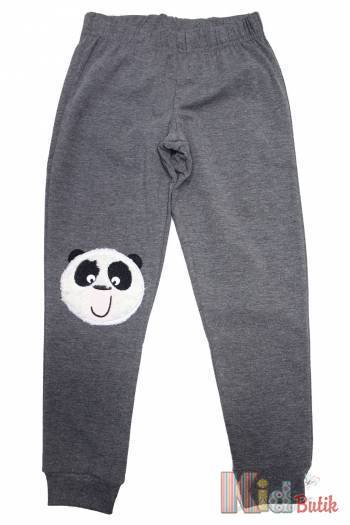 Піжама штани і кофта сіра "Panda" Pikidor 0026
