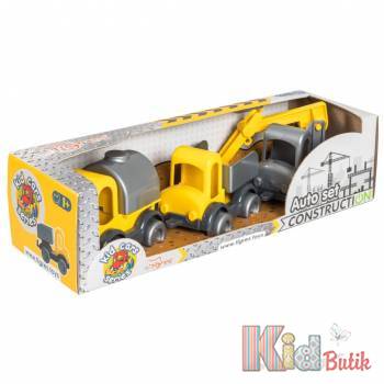 Купити Машинки Будівничок "Kid cars" 3 шт. Тигрес 39270 на КідБутік Машинки Будівничок "Kid cars" 3 шт. Тигрес 39270