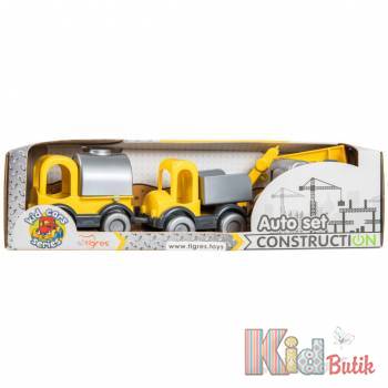 Купити Машинки Будівничок "Kid cars" 3 шт. Тигрес 39270 на КідБутік Машинки Будівничок "Kid cars" 3 шт. Тигрес 39270