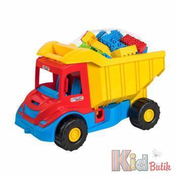 Купить Грузовик с конструктором "Multi truck" Тигрес 39221 на КидБутик Грузовик с конструктором "Multi truck" Тигрес 39221