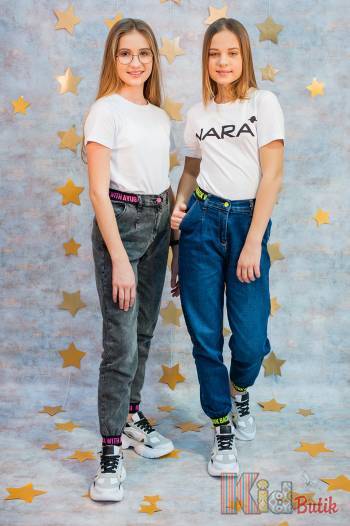 Купить Джогеры для юных модниц A-yugi Jeans Аю21-3Сн(9254) на КидБутик Джогеры для юных модниц A-yugi Jeans Аю21-3Сн(9254)