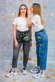 Купити Джинси сірі Mom спортивного стилю A-yugi Jeans Аю21-9Чор(9251) на КідБутік Джинси сірі Mom спортивного стилю A-yugi Jeans Аю21-9Чор(9251) - фото 3
