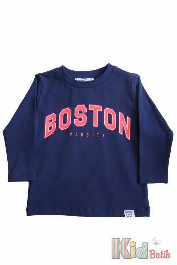 Купити Реглан з написом Boston Wanex V21-16Сн(15123) на КідБутік Реглан з написом Boston Wanex V21-16Сн(15123)