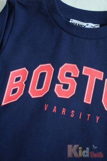 Купити Реглан з написом Boston Wanex V21-16Сн(15123) на КідБутік Реглан з написом Boston Wanex V21-16Сн(15123)