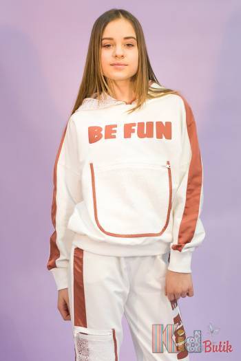 Купить Худи "BE FUN" с ажурным капюшоном для девочки Marions Мр21-2Пудр.(9506) на КидБутик Худи "BE FUN" с ажурным капюшоном для девочки Marions Мр21-2Пудр.(9506)