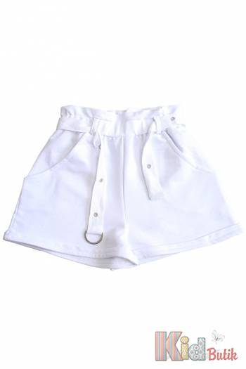 Купити Коротенькі шортики білого кольору для дівчинки Marions Мр21-32(9609)Біл на КідБутік Коротенькі шортики білого кольору для дівчинки Marions Мр21-32(9609)Біл