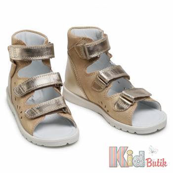 Купить Босоножки красивого золотистого цвета для девочки Bartek 21-86803/0/NIP на КидБутик Босоножки красивого золотистого цвета для девочки Bartek 21-86803/0/NIP
