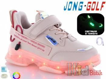 Купить Кроссовки персикового цвета с LED освещением Jong-Golf 21-В10227-8 на КидБутик Кроссовки персикового цвета с LED освещением Jong-Golf 21-В10227-8