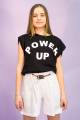 Купить Футболка с крутой надписью для девочки NK Unsea Мр21-54(3327) Чрн. на КидБутик Футболка с крутой надписью для девочки NK Unsea Мр21-54(3327) Чрн.