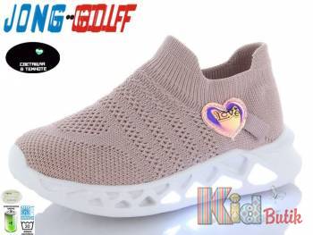 Купить Кроссовки текстильные с LED освещением для девочки Jong-Golf 24-В11190-8 на КидБутик Кроссовки текстильные с LED освещением для девочки Jong-Golf 24-В11190-8