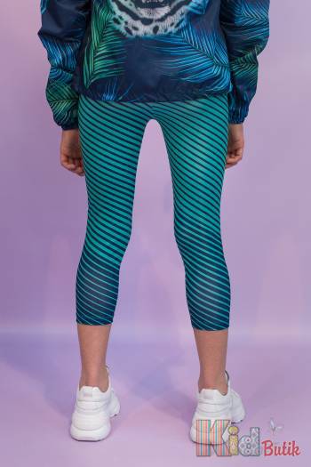 Купити Капрі велосипедки для дівчинки смугасті NK Unsea НК21-63(56007) Бр. на КідБутік Капрі велосипедки для дівчинки смугасті NK Unsea НК21-63(56007) Бр.