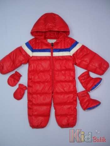 Комбінезон пуховий MONCLER червоний