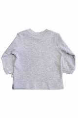 Купить Кофточка серая однотонная с маленькой нашивкой Flexi 21-231020Ср на КидБутик Кофточка серая однотонная с маленькой нашивкой Flexi 21-231020Ср
