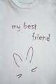 Купить Кофточка бирюзовая "My best friend" для девочки Flexi 21-131052Бір на КидБутик Кофточка бирюзовая "My best friend" для девочки Flexi 21-131052Бір - фото 3