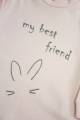 Купити Кофтинка рожева "My best friend" для дівчинки Flexi 21-131052Рз на КідБутік Кофтинка рожева "My best friend" для дівчинки Flexi 21-131052Рз - фото 3