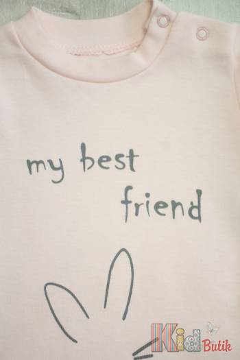 Купити Кофтинка персикова "My best friend" для дівчинки Flexi 21-131052Пер на КідБутік Кофтинка персикова "My best friend" для дівчинки Flexi 21-131052Пер