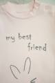 Купити Кофтинка персикова "My best friend" для дівчинки Flexi 21-131052Пер на КідБутік Кофтинка персикова "My best friend" для дівчинки Flexi 21-131052Пер - фото 3