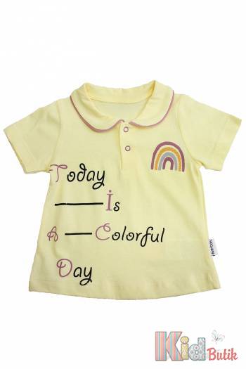 Купити Костюм 2-ка футболка жовта і шорти "Today" для дівчинки Flexi 21-116159Жт на КідБутік Костюм 2-ка футболка жовта і шорти "Today" для дівчинки Flexi 21-116159Жт