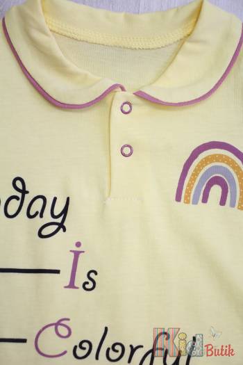 Купити Костюм 2-ка футболка жовта і шорти "Today" для дівчинки Flexi 21-116159Жт на КідБутік Костюм 2-ка футболка жовта і шорти "Today" для дівчинки Flexi 21-116159Жт