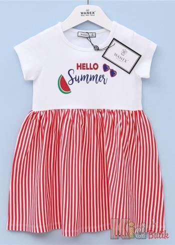 Купить Платье на лето "Hello Summer" Wanex V21-62(40912) на КидБутик Платье на лето "Hello Summer" Wanex V21-62(40912)