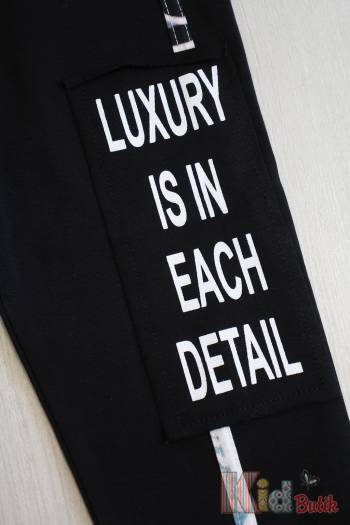 Купить Капри черные для девочки "Luxury is in each detail" NK Unsea НК21-71(56035) на КидБутик Капри черные для девочки "Luxury is in each detail" NK Unsea НК21-71(56035)