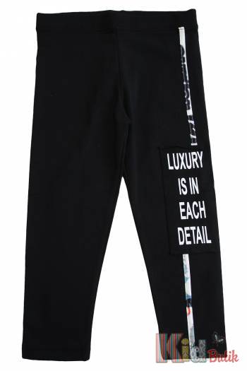 Купить Капри черные для девочки "Luxury is in each detail" NK Unsea НК21-71(56035) на КидБутик Капри черные для девочки "Luxury is in each detail" NK Unsea НК21-71(56035)